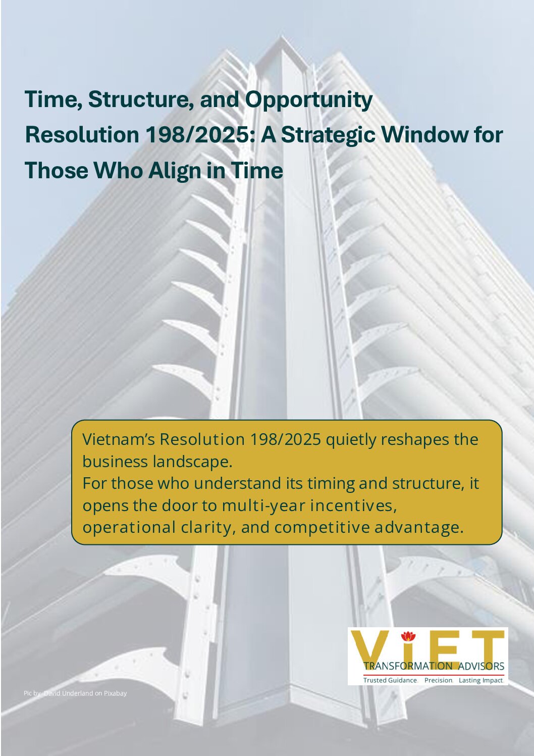 Time, Structure and Opportunity – Resolution 198/2025: A Strategic Window for those who align in time