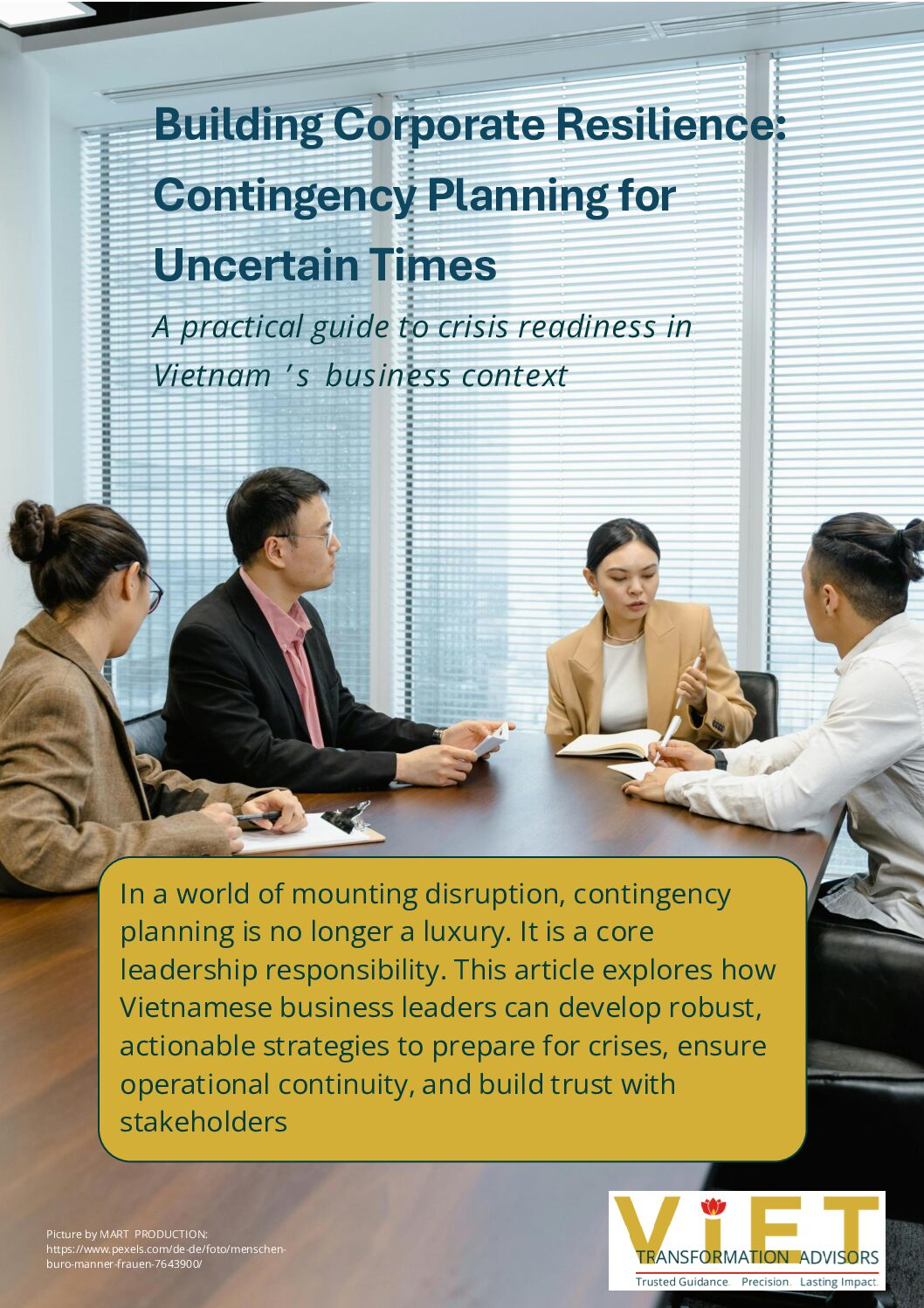 Building Corporate Resilience