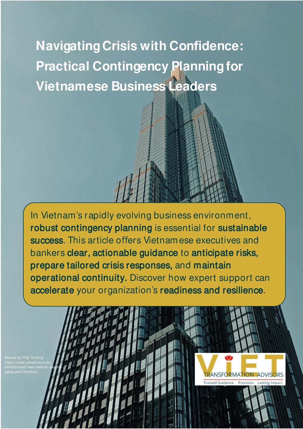 Navigating Crisis with Confidence – Practical Contingency Planning for Vietnamese Business Leaders