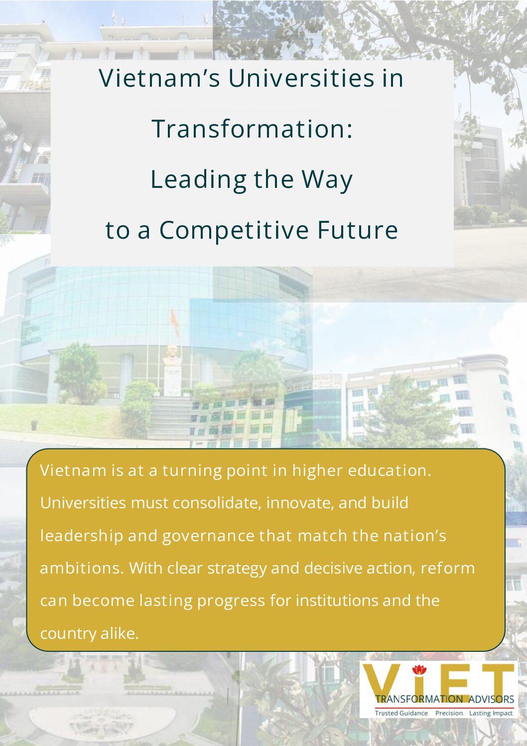 Vietnam’s Universities in Transformation: Leading the Way to a Competitive Future