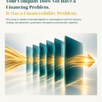 Your Company Does Not Have a Financing Problem. It Has a Financeability Problem.